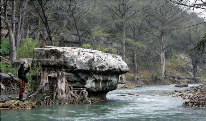 Photograph of the spring-fed Guadalupe River